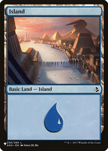 Île, carte Magic PLST AKH-258 — extension The List