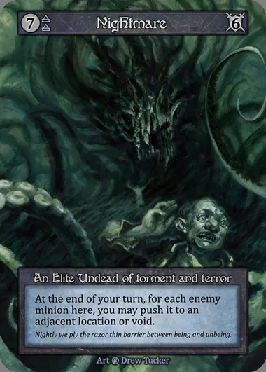 Nightmare, Sorcery card BET 110 — Beta set