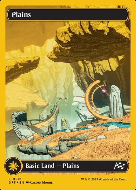 Plains, Magic card DFT 512 — Aetherdrift set
