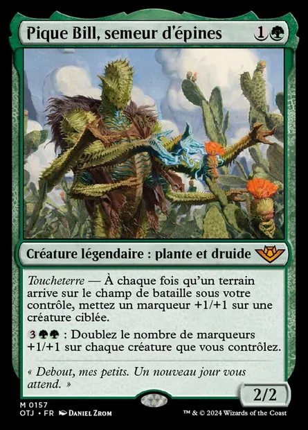 Pique Bill, semeur d'épines, carte Magic OTJ 157 — extension Outlaws of Thunder Junction