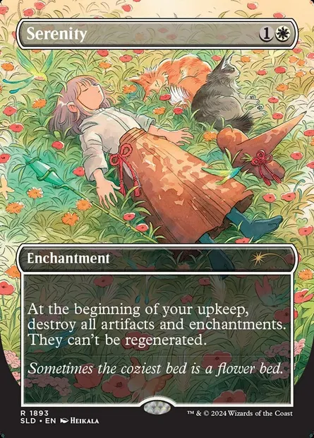 Sérénité, carte Magic SLD 1893 — extension Secret Lair Drop
