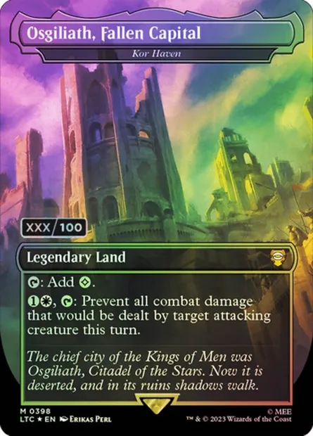 Havre kor, carte Magic LTC 398z — extension Tales of Middle-earth Commander