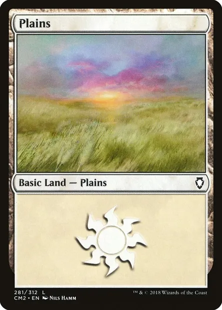 Plaine, carte Magic CM2 281 — extension Commander Anthology Volume II