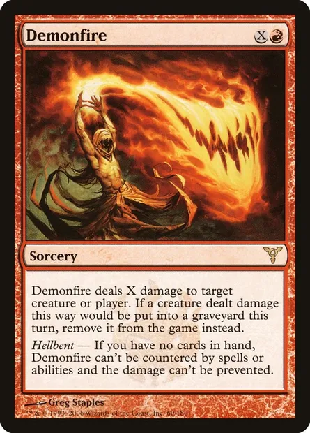 Demonfire, Magic card DIS 60 — Dissension set