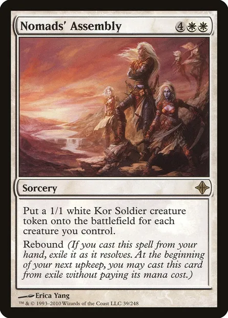 Nomads' Assembly, Magic card ROE 39 — Rise of the Eldrazi set