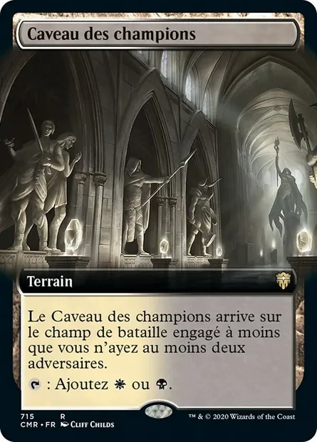 Caveau des champions, carte Magic CMR 715 — extension Commander Legends