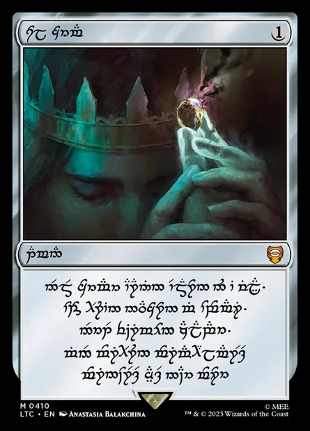Sol Ring, Magic card LTC 410 — Tales of Middle-earth Commander set