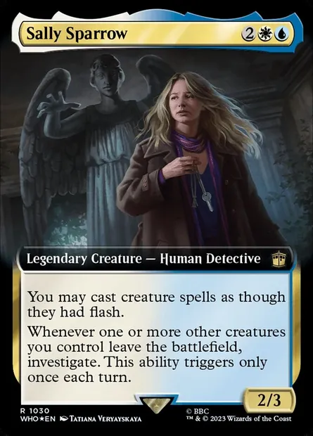 Sally Sparrow, carte Magic WHO 1030 — extension Doctor Who