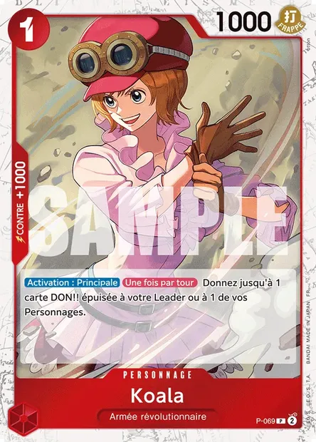 Koala, carte One Piece P-069 — extension Carte promo