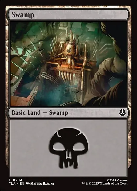 Swamp, Magic card TLA 284 — Avatar: The Last Airbender set