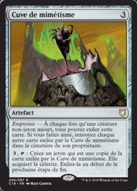 Cuve de mimétisme, carte Magic C18 209 — extension Commander 2018