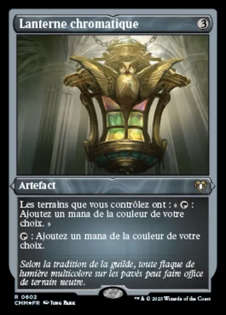 Lanterne chromatique, carte Magic CMM 602 — extension Commander Masters