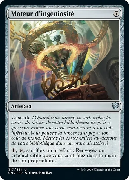 Moteur d'ingéniosité, carte Magic CMR 317 — extension Commander Legends