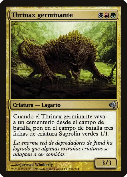 Sprouting Thrinax, Magic card PS11 176 — Salvat 2011 set