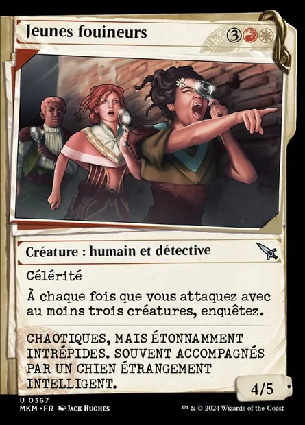 Jeunes fouineurs, carte Magic MKM 367 — extension Murders at Karlov Manor