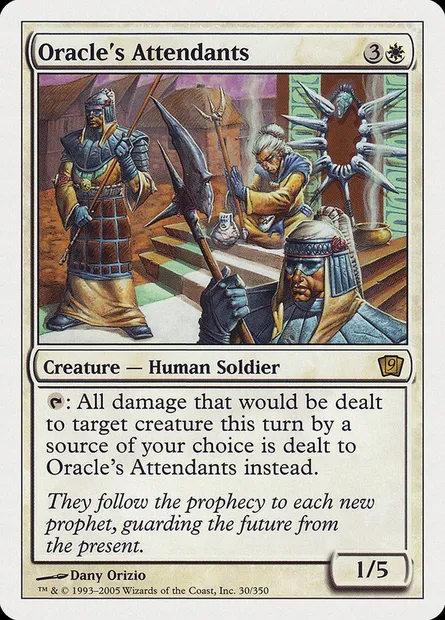 Oracle's Attendants, Magic card 9ED 30 — Ninth Edition set