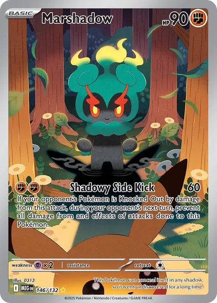 Marshadow, Pokémon card MEG 146 — Mega Evolution set