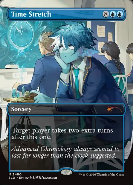 Time Stretch, Magic card SLD 2480 — Secret Lair Drop set