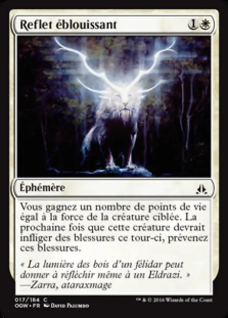 Reflet éblouissant, carte Magic OGW 17 — extension Le serment des Sentinelles