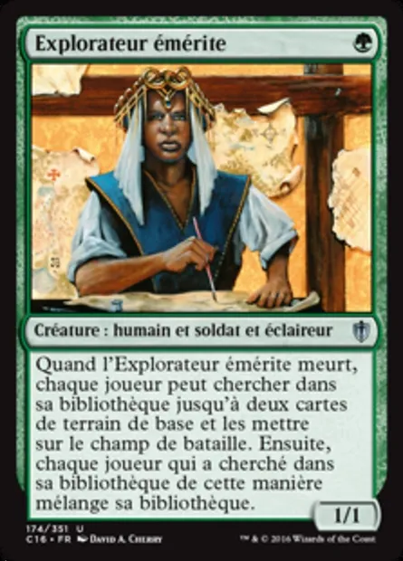 Explorateur émérite, carte Magic C16 174 — extension Commander 2016