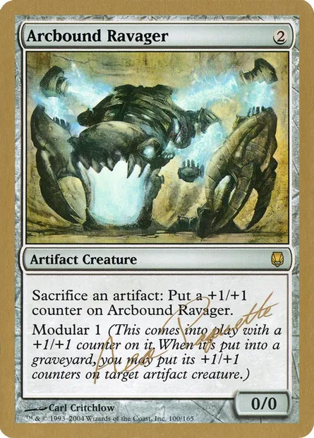 Arcbound Ravager, Magic card WC04 ap100 — World Championship Decks 2004 set