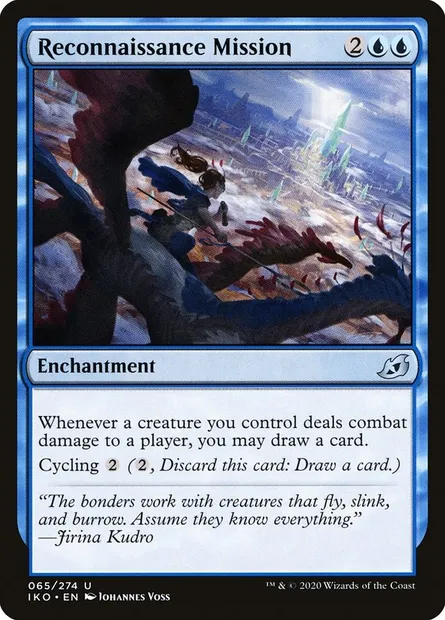 Reconnaissance Mission, Magic card IKO 65 — Ikoria: Lair of Behemoths set