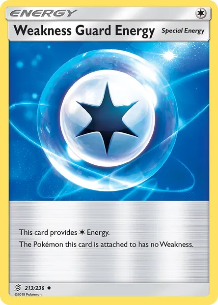 Weakness Guard Energy, Pokémon card UNM 213 — Unified Minds set