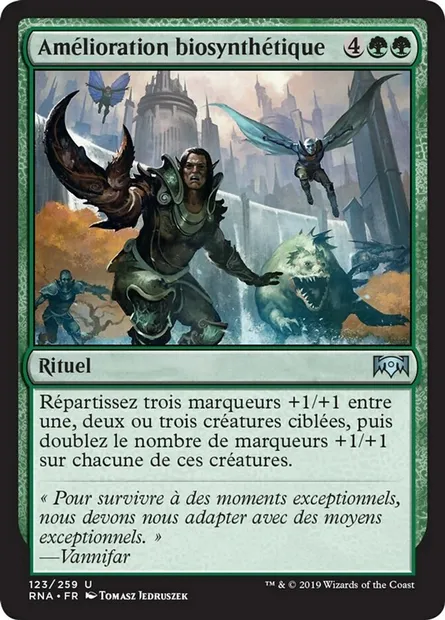 Amélioration biosynthétique, carte Magic RNA 123 — extension L'allégeance de Ravnica