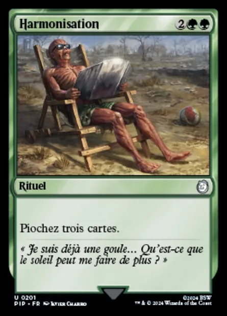 Harmonisation, carte Magic PIP 201 — extension Fallout