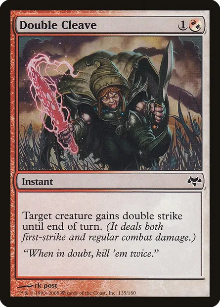 Double Cleave, Magic card EVE 135 — Eventide set