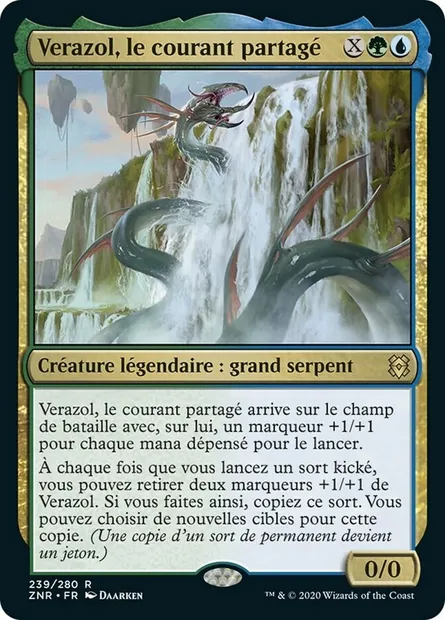 Verazol, le courant partagé, carte Magic ZNR 239 — extension Renaissance de Zendikar