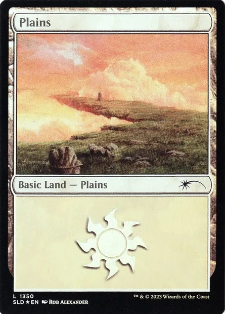 Plains, Magic card SLD 1350 — Secret Lair Drop set