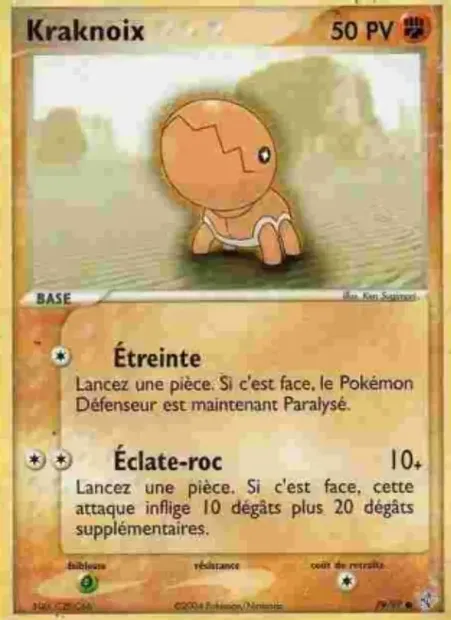 Kraknoix, carte Pokémon DR 79 — extension EX Dragon