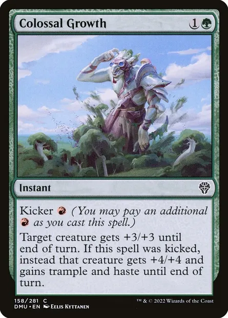 Colossal Growth, Magic card DMU 158 — Dominaria United set