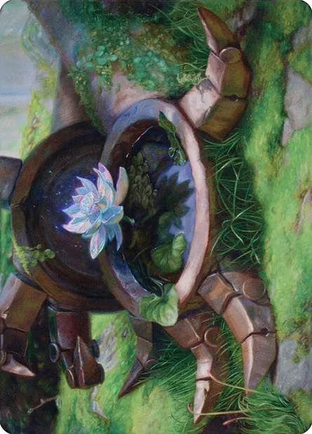 Timeless Lotus // Timeless Lotus, Magic card ADMU 57 — Dominaria United Art Series set
