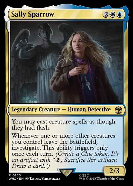 Sally Sparrow, Magic card WHO 155 — Doctor Who set