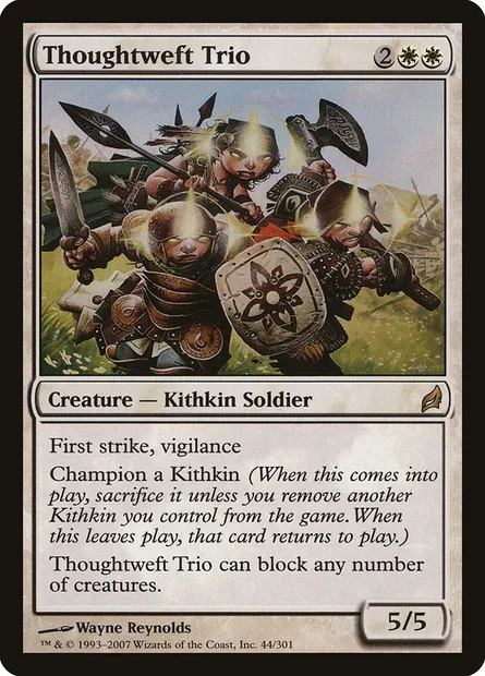 Thoughtweft Trio, Magic card LRW 44 — Lorwyn set