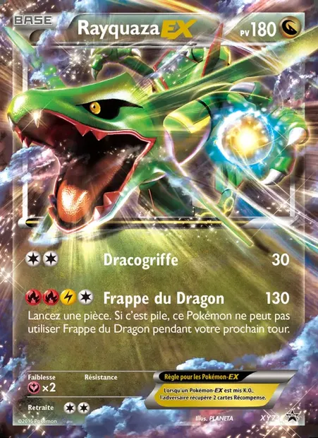 Rayquaza EX, carte Pokémon XY 73 — extension Promo XY