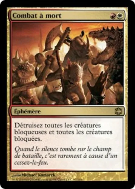 Combat à mort, carte Magic ARB 97 — extension La Renaissance d'Alara