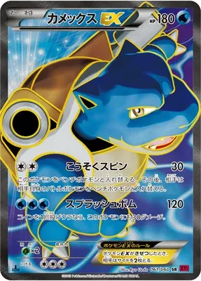 Blastoise-EX, carte Pokémon XY1B 061 — extension Collection Y