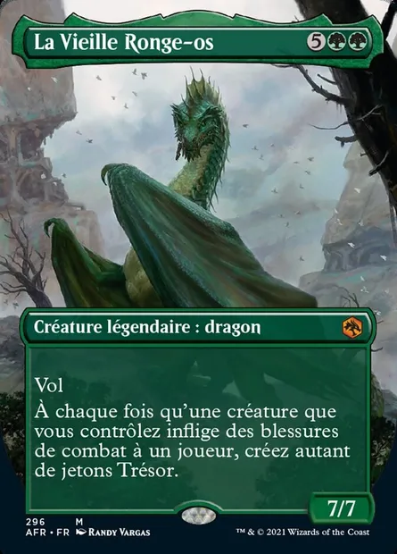 La Vieille Ronge-os, carte Magic AFR 296 — extension Forgotten Realms: Aventures dans les Royaumes Oubliés