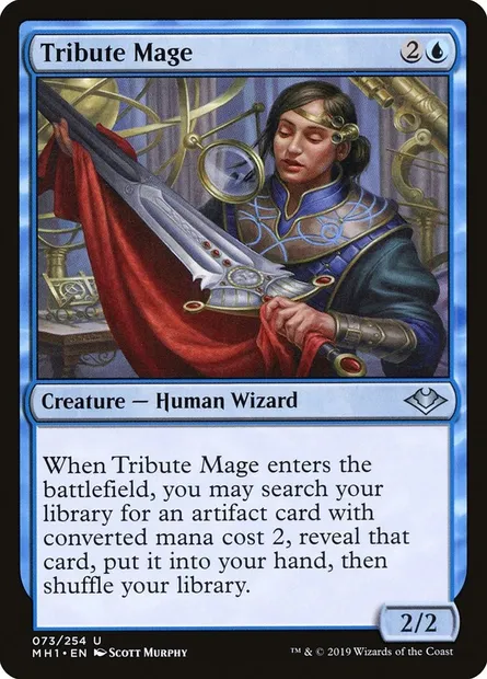 Tribute Mage, Magic card MH1 73 — Modern Horizons set