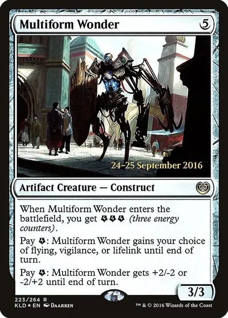 Multiform Wonder, Magic card PKLD 223s — Kaladesh Promos set