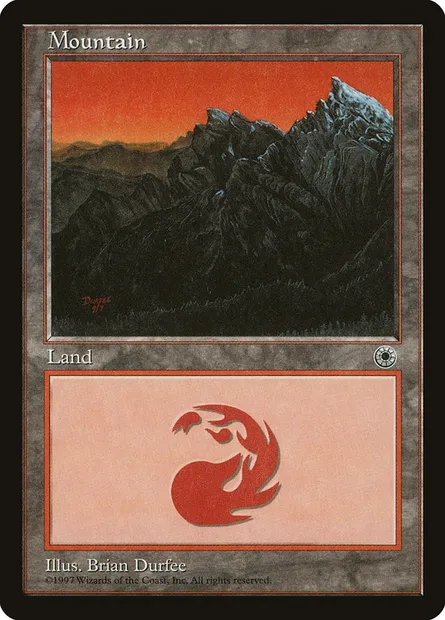 Montagne, carte Magic POR 209 — extension Portal