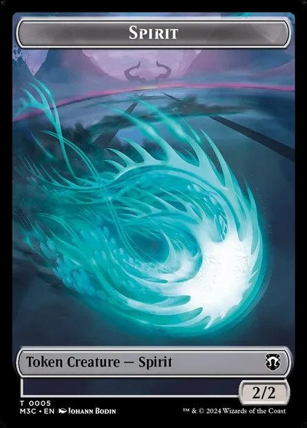 Spirit, Magic card TM3C 5 — Modern Horizons 3 Commander Tokens set