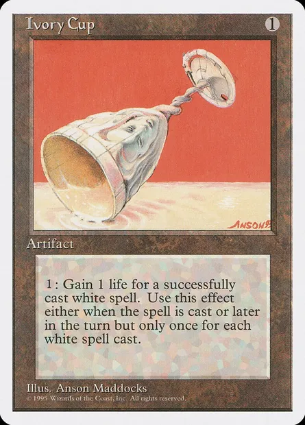 Ivory Cup, Magic card 4ED 327 — Fourth Edition set