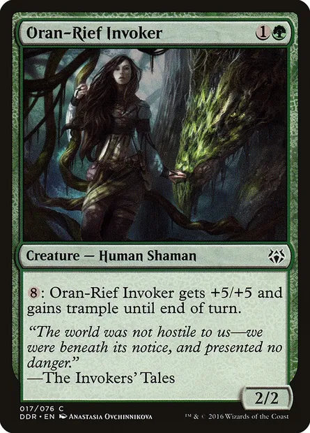 Invocatrice d'Oran-Rief, carte Magic DDR 17 — extension Duel Decks: Nissa vs. Ob Nixilis