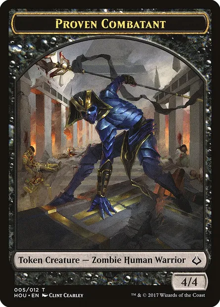 Proven Combatant, Magic card THOU 5 — Hour of Devastation Tokens set