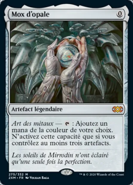 Mox d'opale, carte Magic 2XM 275 — extension Double Masters