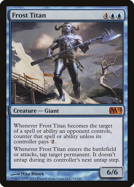 Frost Titan, Magic card M12 55 — Magic 2012 set